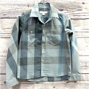 Burberry Mini Camber Check Shirt, Size 5y